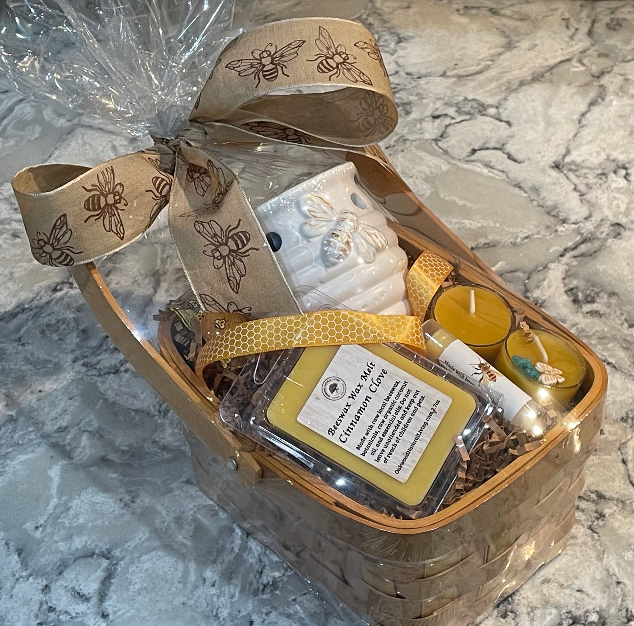 Country Garden Wax Melts Gift Set with Bee Hive Melter - The