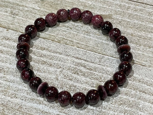 Aromatherapy Healing Stone Bracelet - Garnet