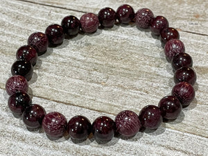 Aromatherapy Healing Stone Bracelet - Garnet