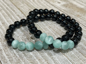 Aromatherapy Healing Stone Bracelet - Black Tourmaline