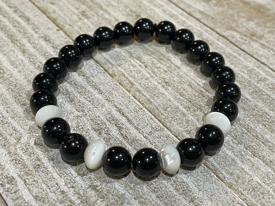 Aromatherapy Healing Stone Bracelet - Black Tourmaline