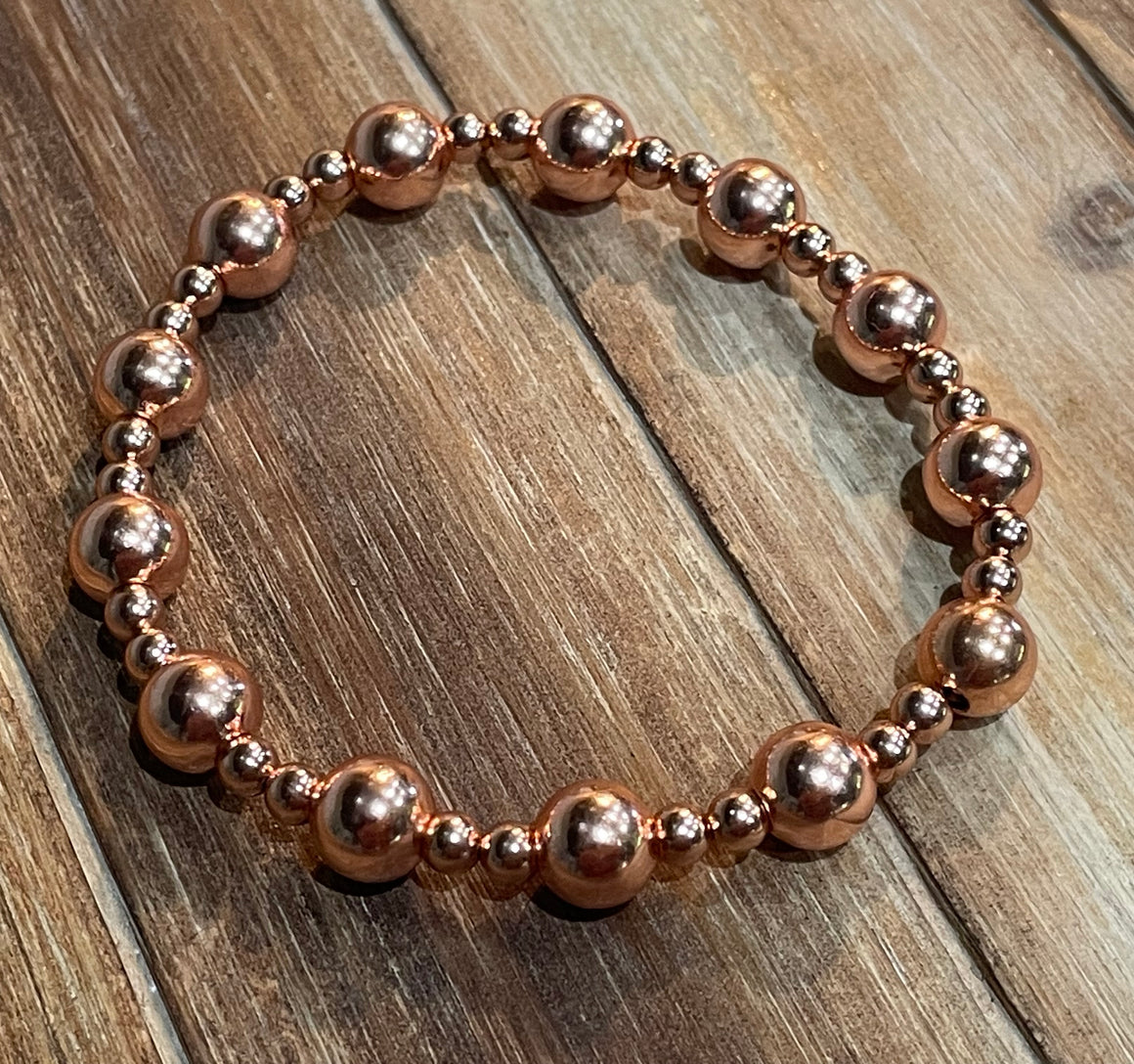 Aromatherapy Healing Stone Bracelet - Copper - Oakwood Natural Living