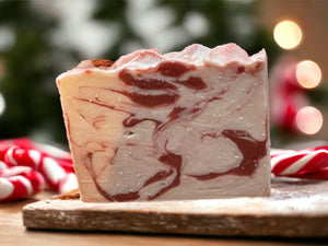 Candy Cane Christmas Bar Soap