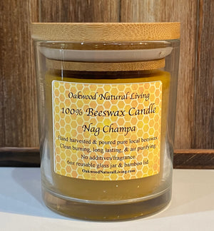Natural Beeswax (Unscented) Pure Beeswax Candle – The Bath and